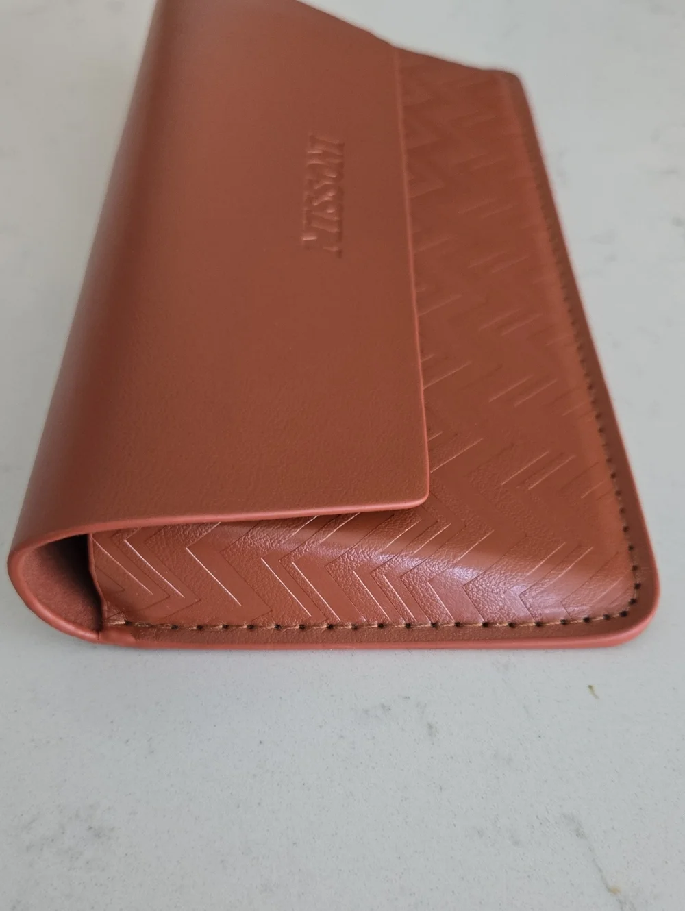 New Never Used Missoni Sunglasses Case Glasses Holder Trvl Dark Carmel Brown